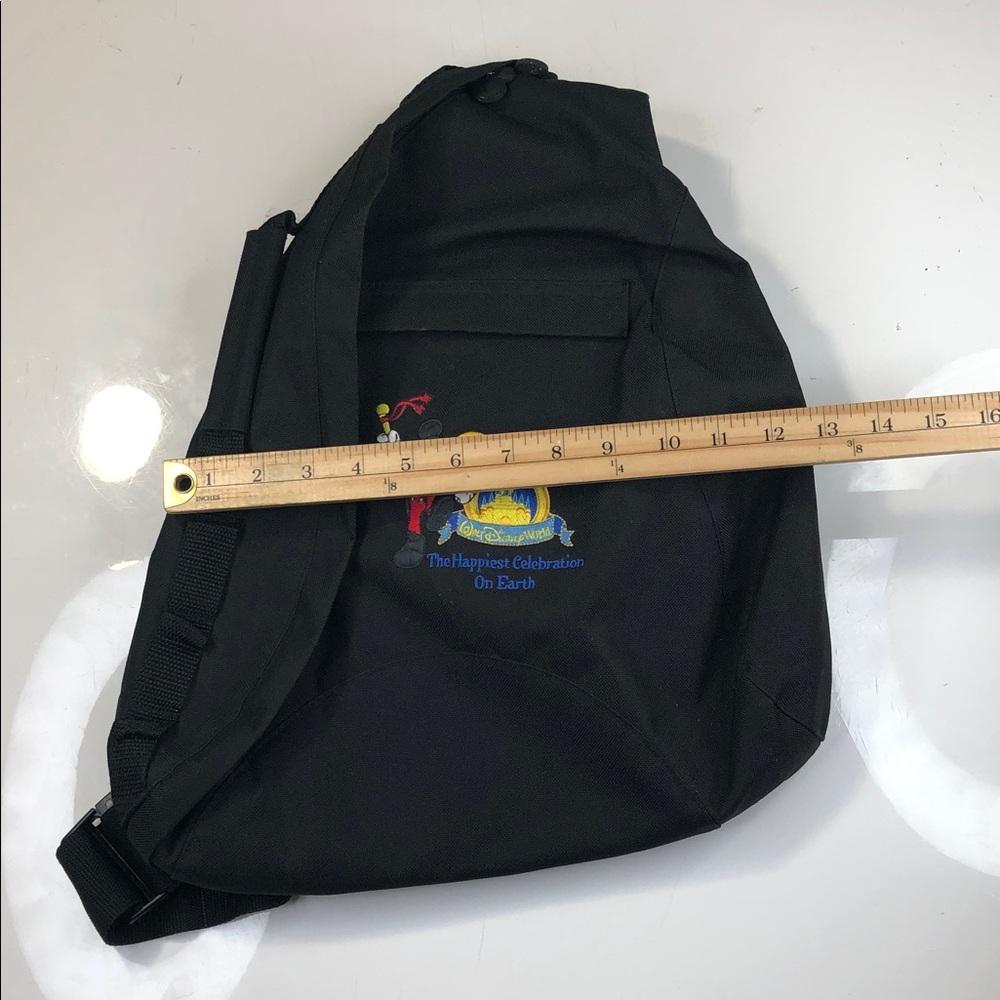 Vintage Mickey Mouse Disney World Sling Backpack Happiest Celebration on Earth - Picture 14 of 14
